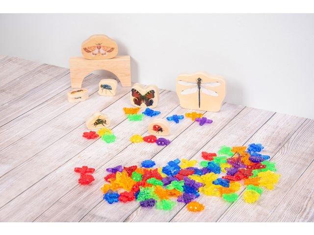 Transparent räkna sortera insekter 96/fp