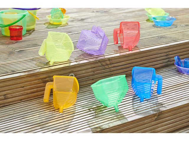 Transparent vattentrattskopa färg 6/fp