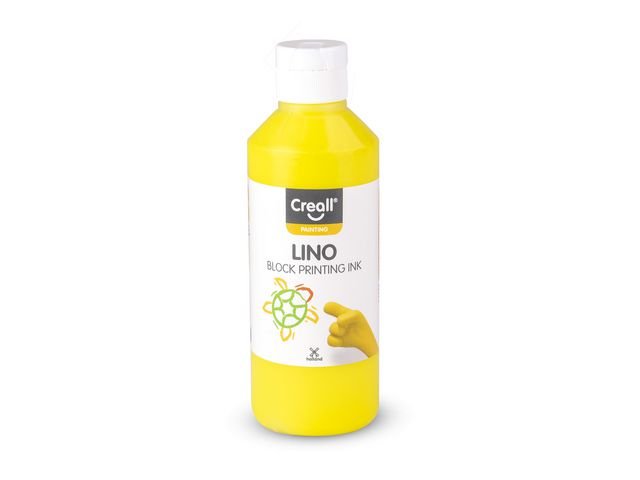 Tryckfärg Lino CREALL 250ml gul