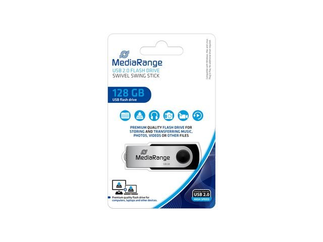USB - Minne MEDIARANGE USB 2.0 128GB