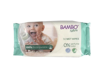 Våtservett Bambo komposterbar 50-pack
