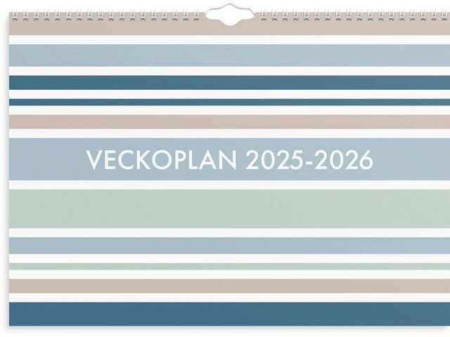 Väggkalender Veckoplan 25/26