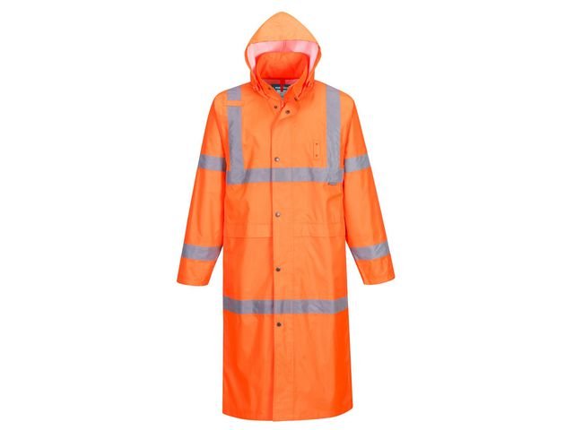 Varselregnrock 122cm orange kl3 S