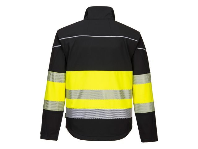 Varselsoftshell 3L PW375 Hi - Vis Kl 1 S