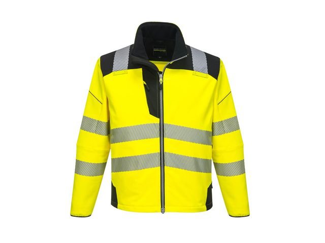 Varselsoftshell PW T402 Hi - Vi Kl 2/3 XS