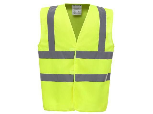 Varselväst kl 2 Gul 3XL