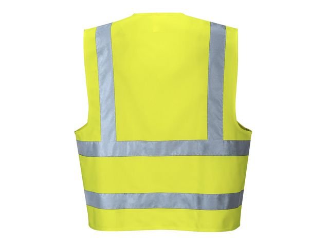 Varselväst PW C470 kl 2 gul S/M