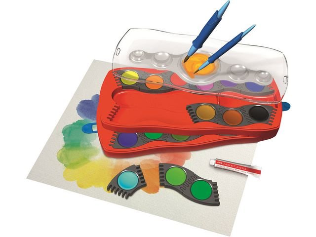 Vattenfärglåda Connector 25 färger