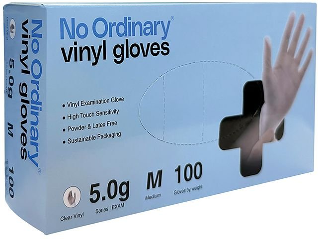 Vinylhandske NO ORDINARY f - fri M 100/fp