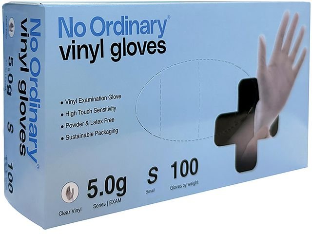 Vinylhandske NO ORDINARY f - fri S 100/fp