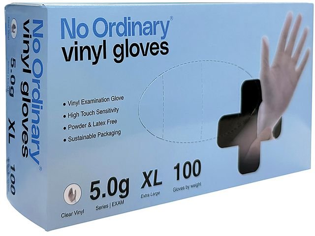 Vinylhandske NO ORDINARY f - fri XL 100/fp