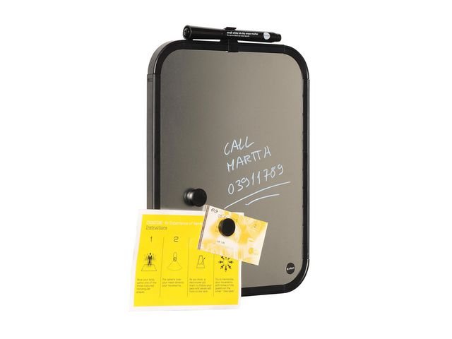 Whiteboard BI - OFFICE 22x28cm silver