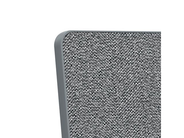 Whiteboard NOBO MoveMeet grå/vit 180x90c