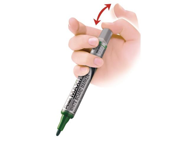 Whiteboardpenna PENTEL Maxiflo MWL5S röd