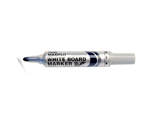 Whiteboardpenna PENTEL Maxiflo rund blå