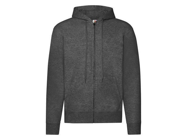 Zip Hoodie FRUIT mörkgrå S