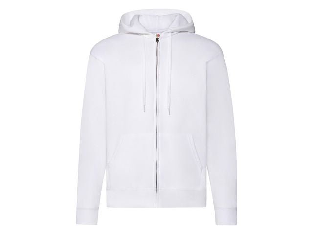 Zip Hoodie FRUIT vit XL
